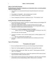 1 ANNEX 1: POSITIVE DEVIANCE When to Use Positive Deviance ...