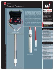 Pneumatic Piezometers - MGS Europe GmbH