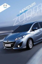 Mazda5 tilbehÃ¸rsbrosjyre