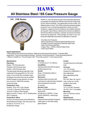 HAWK-Solid front process gauge