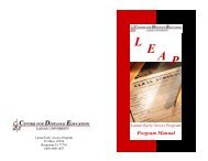 LEAP handbook - Lamar University