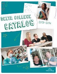 Delta College 2013 - 2014 catalog (PDF)