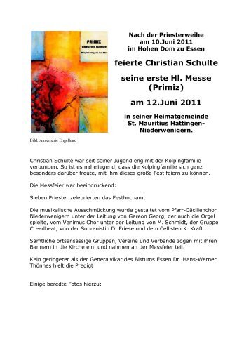 Primiz Christian Schulte - mauritiusdom-hattingen.de