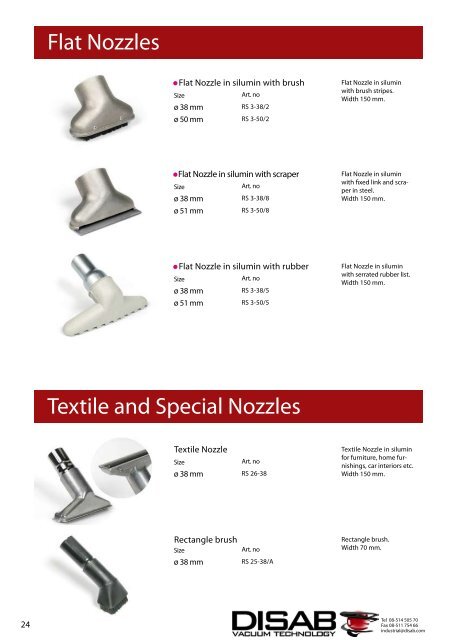 Industrial accessories and spare parts1