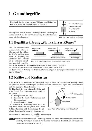 Statik, insbesondere Schnittprinzip - Knappstein, Readingsample