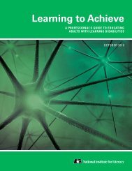 Learning to Achieve: A Professional's Guide to Educating Adults with ...