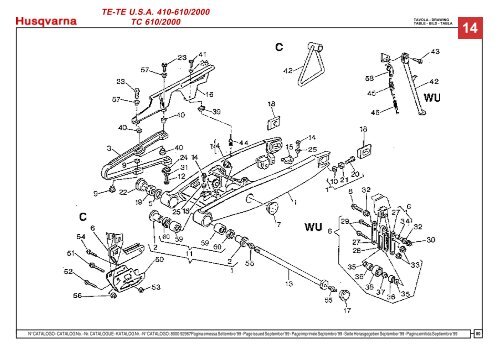 Parts Catalogue 2000 TC 610 - Husqvarna