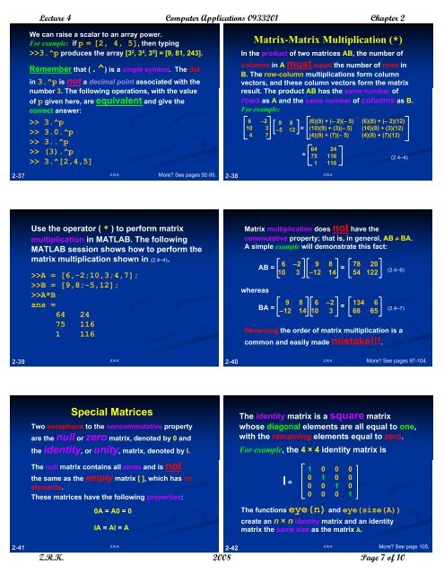 Introduction to MATLAB 7 for Engineers - The University of Jordan