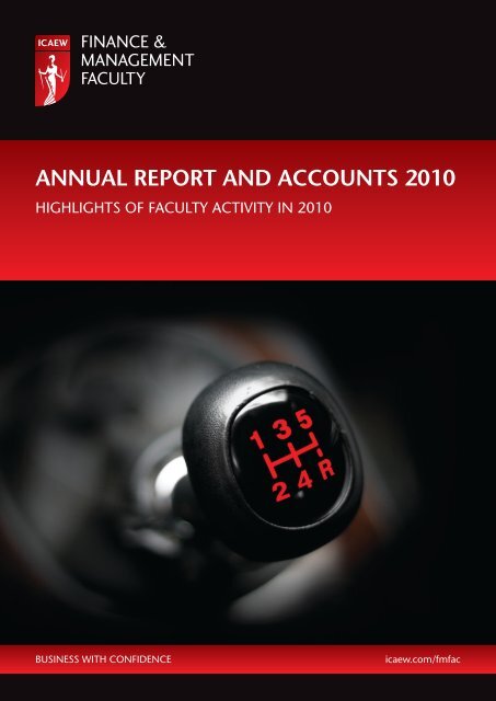 ANNUAL REPORT AND ACCOUNTS 2010 - ICAEW