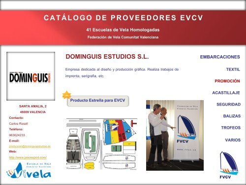 Catalogo Proveedores - EVCV