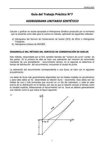 HIDROGRAMA UNITARIO SINTÃTICO - unne