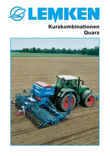 Lemken Quarz.pdf - bei Lohmann Landtechnik