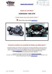 KAWASAKI 1400 GTR Fixation GPS - RAM Mount