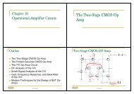 The Two-Stage CMOS Op Amp