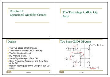 The Two-Stage CMOS Op Amp