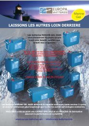 Catalogue en français (maj 12/12/2007) - Europa Batteries
