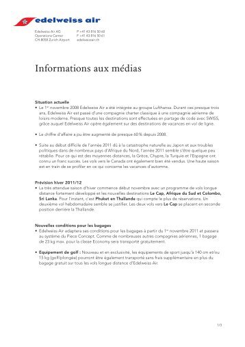 Fichier PDF - Edelweiss Air
