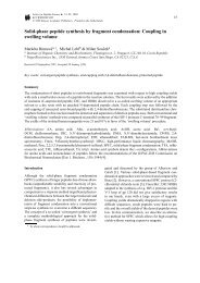 Solid-phase peptide synthesis by fragment condensation ... - 5Z.com