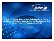 Presentation of Stefanini IT Solutions