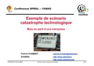 Exemple de scénario catastrophe technologique - Painless Security ...