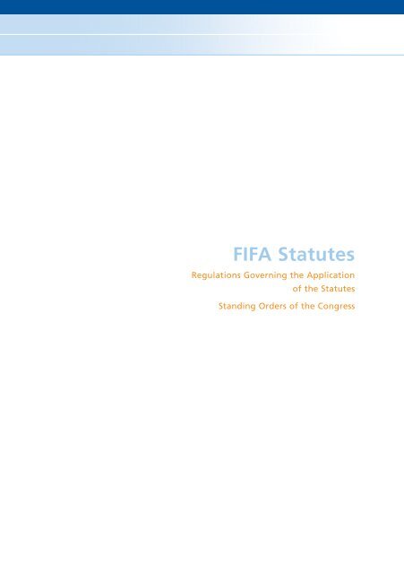 FIFA STATUTES