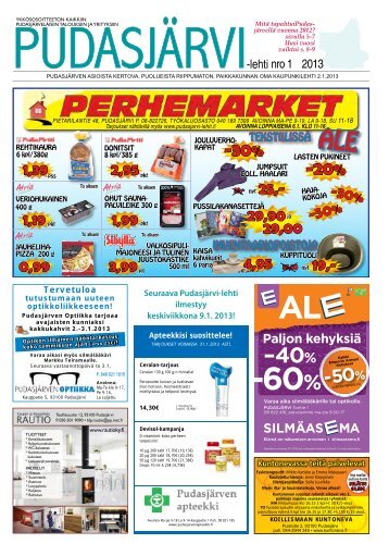 Pudasjarvilehti-1-20.. - PudasjÃ¤rvi-lehti ja VKK-Media Oy
