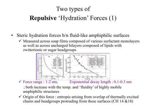 Non-DLVO, steric and fluctuation forces