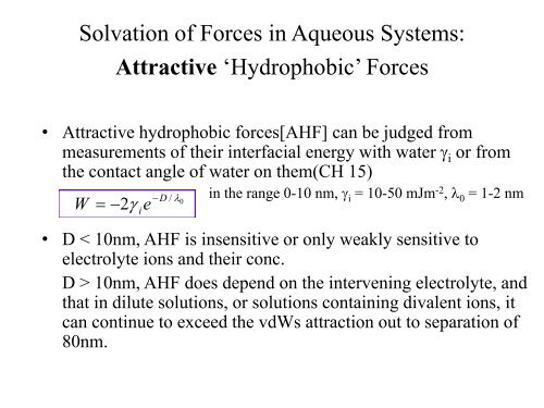 Non-DLVO, steric and fluctuation forces