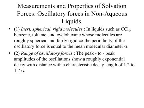 Non-DLVO, steric and fluctuation forces