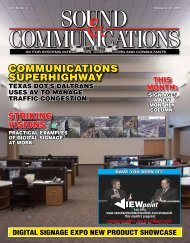 Sound & Communications February 2009 Issue