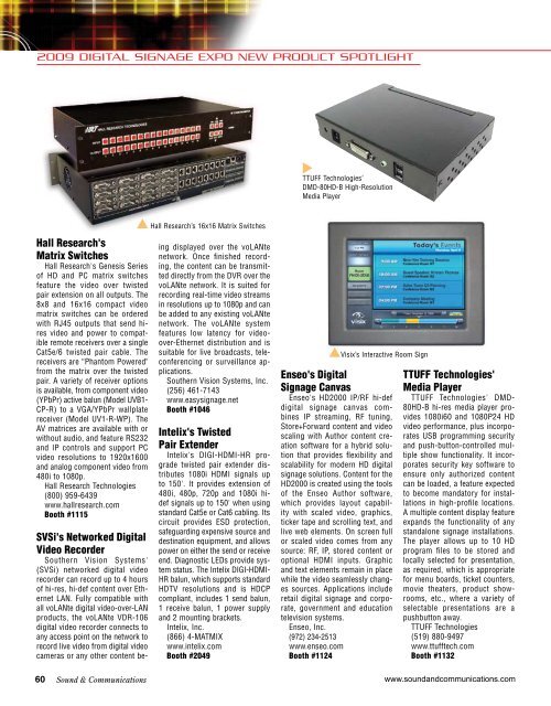 Sound & Communications February 2009 Issue