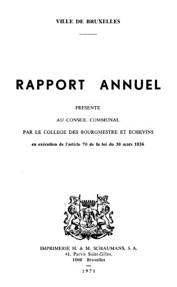1 - Ville de Bruxelles
