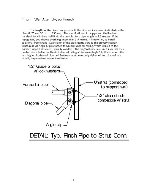 Climbing Wall Manual - Entre Prises Climbing Walls