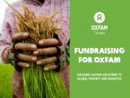 Fundraising for Oxfam