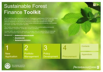 Sustainable Forest Finance Toolkit - PwC