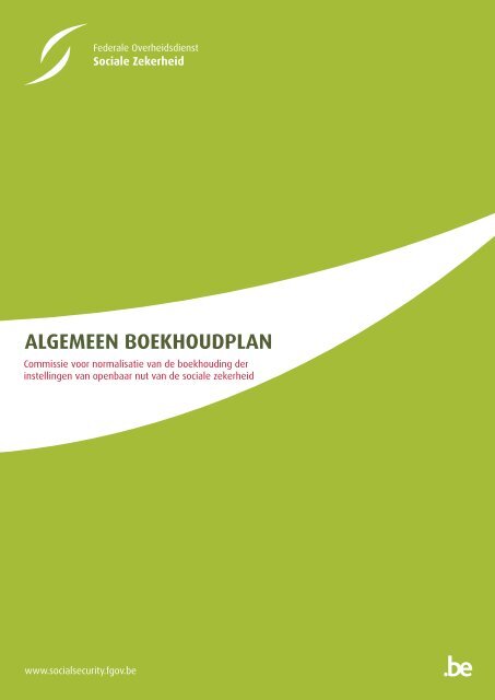 Download het volledige boekhoudplan - FOD Sociale Zekerheid