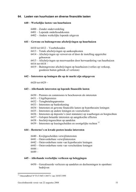 Download het volledige boekhoudplan - FOD Sociale Zekerheid