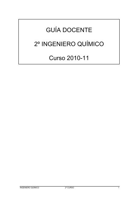 GuÃ­a Docente 2010/11 - IqTMA-UVa - Universidad de Valladolid