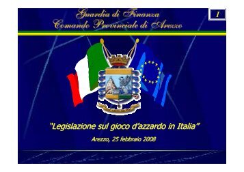 Guardia di Finanza Comando Provinciale di Arezzo - Ce.Do.S.T.Ar.