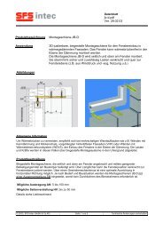 Montageschiene JB-D - Veka