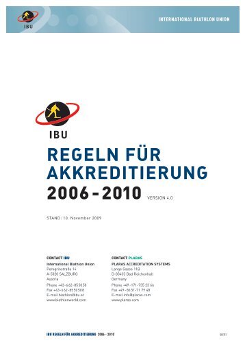 Regeln Akkreditierung 0910.indd - International Biathlon Union