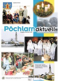 Stadtnachrichten Dez 2007 - Stadtgemeinde Pöchlarn