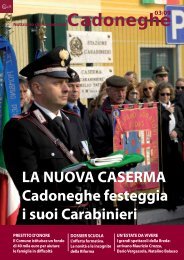 03/09 La nuova caserma. Cadoneghe festeggia i suoi carabinieri