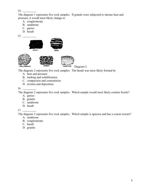 1. ______ Which property is most useful in mineral identification?