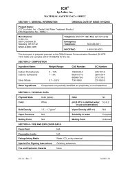 ICX MSDS Sheet - A-Dec