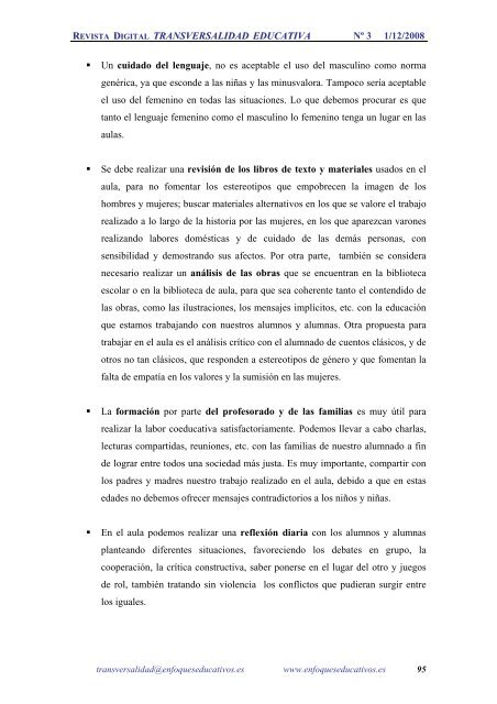 NÂº 3 01/12/2008 - enfoqueseducativos.es