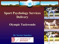 Sport Psychology & Taekwondo