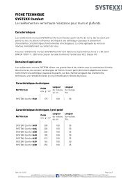 Fiche Technique SYSTEXX Comfort Pigment