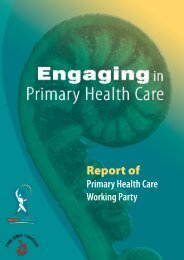 Engaging in Primary Health Care - Physiotherapy New Zealand