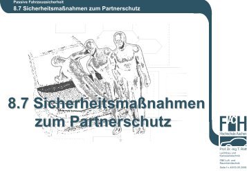 8.7 Sicherheitsmaßnahmen zum Partnerschutz - Karosserietechnik ...